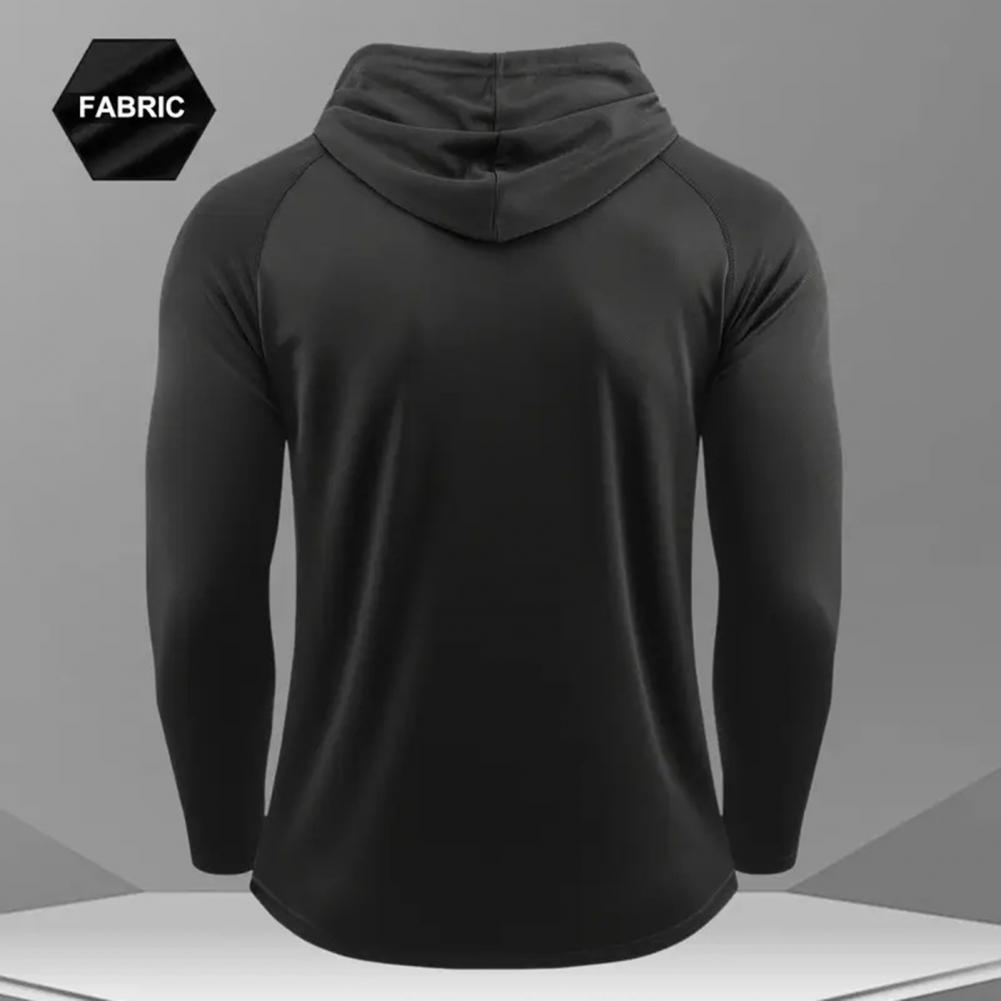 Outdoor Sport Hoodie - Мужская быстросохнущая толстовка с длинными рукавами,