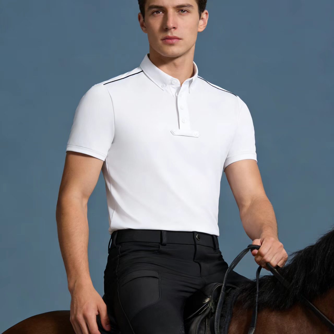 Мужская трикотажная рубашка-по – обзор и цена Polo Shirt Equestrian